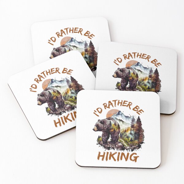 Item preview, I'd Rather Be Hiking designed and sold by HappyLifeCreate.