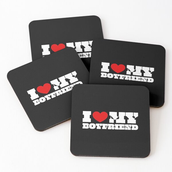 Item preview, I LOVE MY BOYFRIEND VALENTINES designed and sold by FootballPrintCo.