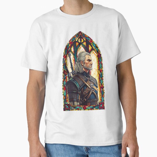 Vista previa del artículo con la obra «Vitral Geralt», diseñado y vendido por SchellStation.
