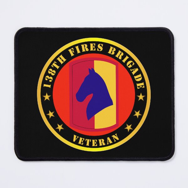 Aperçu de l'œuvre Armée - 138th Fires Bde SSI - Vétéran créée et vendue par Military Insignia Products.