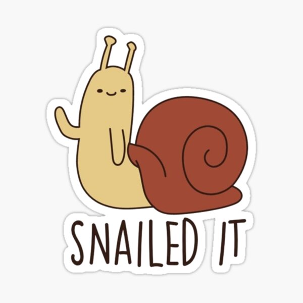 Item preview, Adventure Time cartoon snail print designed and sold by GardenGhostShop.