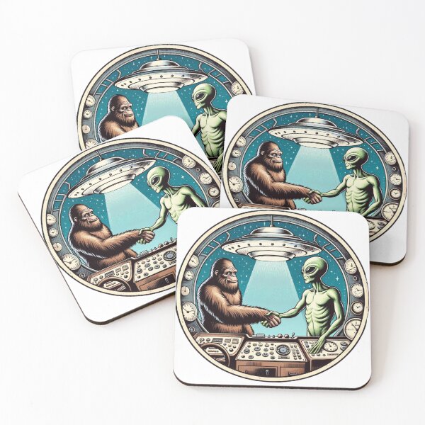 Item preview, Bigfoot And Aliens | Ufo | Believe | Done Deal designed and sold by ShopCoolStop.
