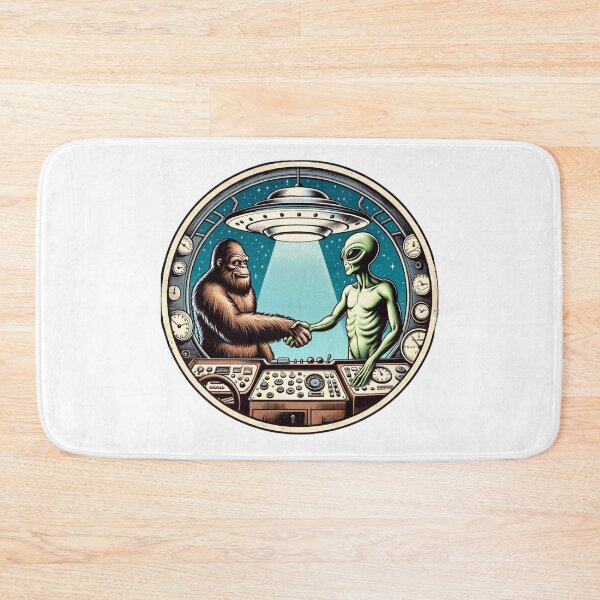 Item preview, Bigfoot And Aliens | Ufo | Believe | Done Deal designed and sold by ShopCoolStop.
