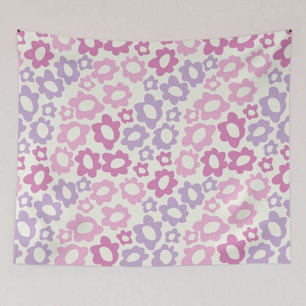 Item preview, MODERN BOHO MATISSE FLOWERS LILAC PINK PURPLE designed and sold by blomastudios.