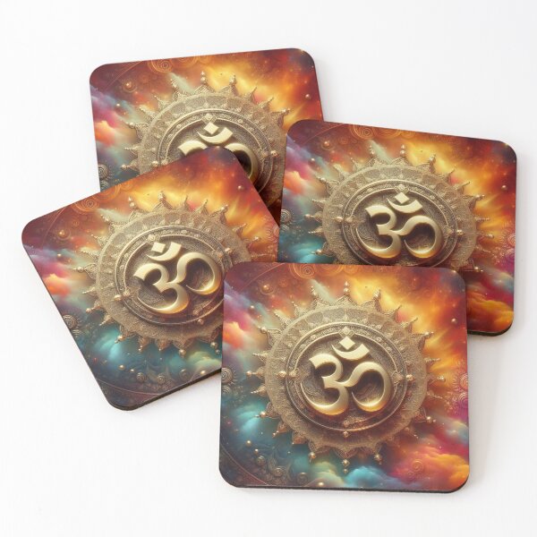 Item preview, Gold Cosmic Om designed and sold by SimpleAsSymbol.
