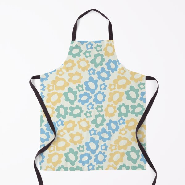 Item preview, MODERN BOHO MATISSE FLOWERS GREEN YELLOW BLUE designed and sold by blomastudios.