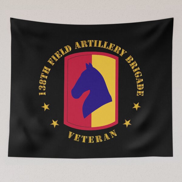 Item preview, Army - 138th FA Bde SSI - Veteran wo BackGrd designed and sold by Military Insignia Products.