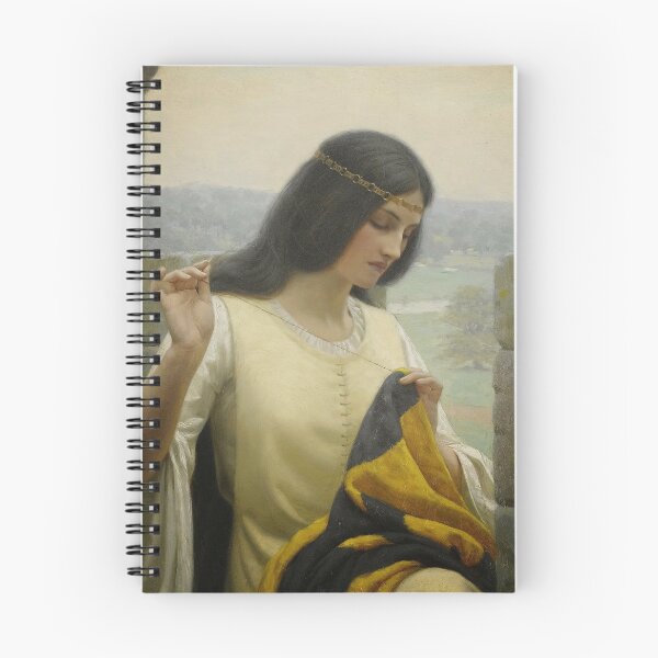 Item preview, Stitching of the Standard - Edmund Leighton designed and sold by Vintage Detective Art.