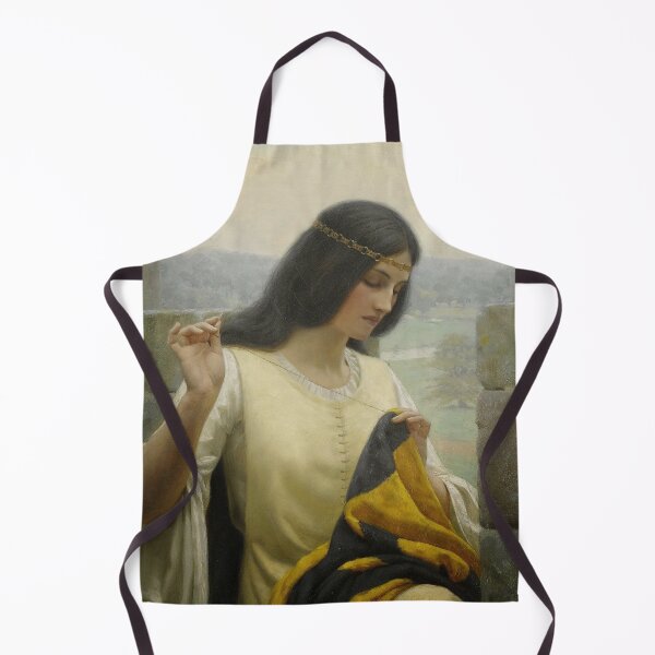 Item preview, Stitching of the Standard - Edmund Leighton designed and sold by Vintage Detective Art.