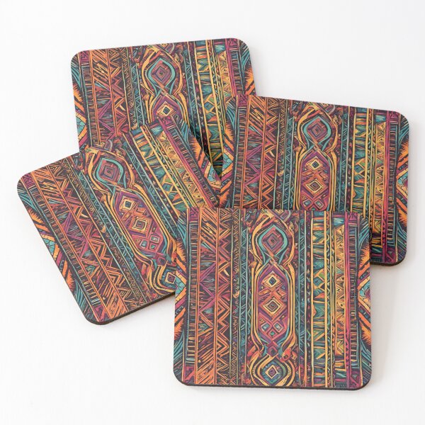 Item preview, Painted original tribal patterns. 3 designed and sold by SweetRossel.