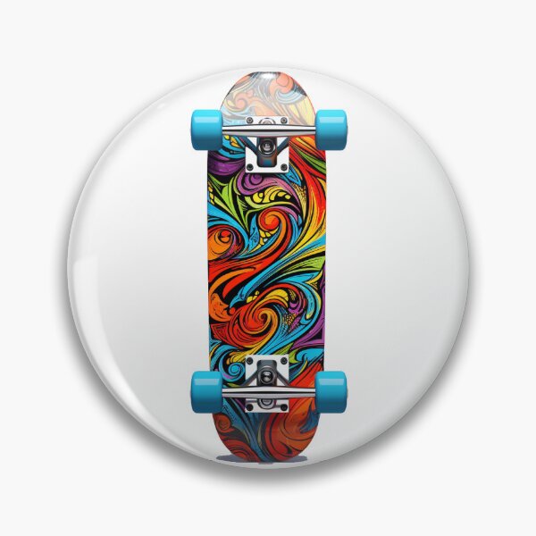 Item preview, Skatewave Symphony: Ride the Pulse of Style with Our Sweeeet Skateboard Patterns designed and sold by Ignorant-Artist.