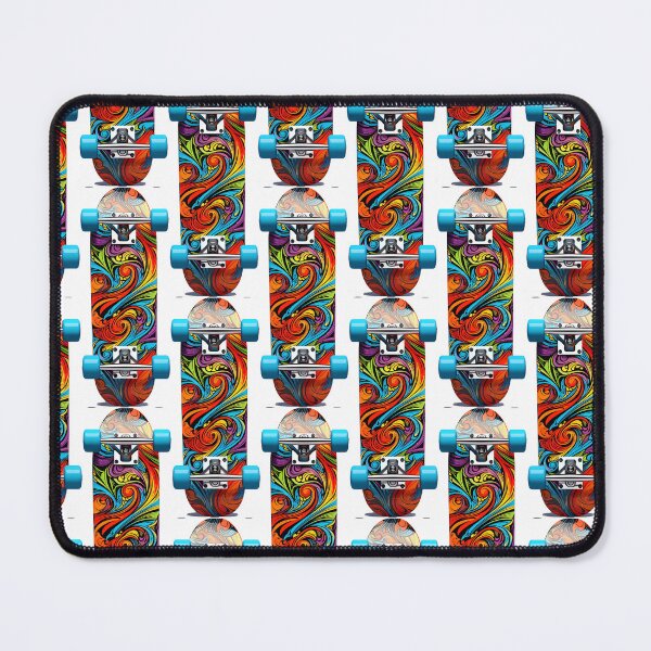Item preview, Skatewave Symphony: Ride the Pulse of Style with Our Sweeeet Skateboard Patterns designed and sold by Ignorant-Artist.