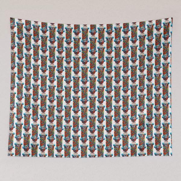 Item preview, Skatewave Symphony: Ride the Pulse of Style with Our Sweeeet Skateboard Patterns designed and sold by Ignorant-Artist.