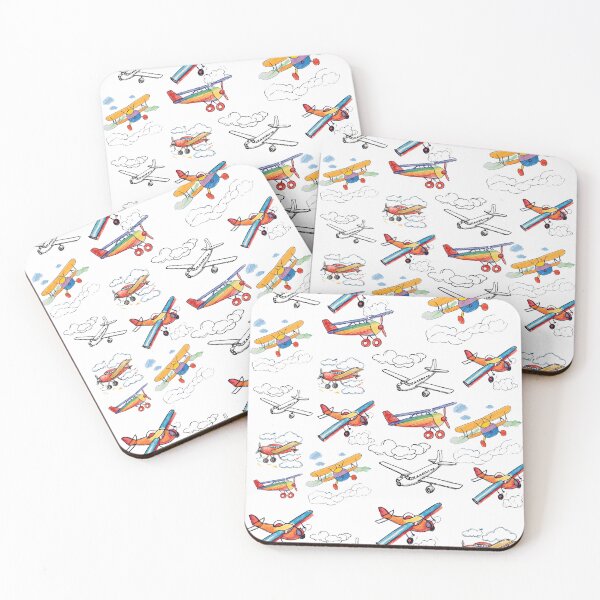 Item preview, Colorful sketches of airplanes designed and sold by Adiksonarts.