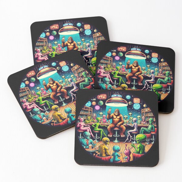 Item preview, Bigfoot And Aliens | Ufo | Believe | Space Party designed and sold by ShopCoolStop.