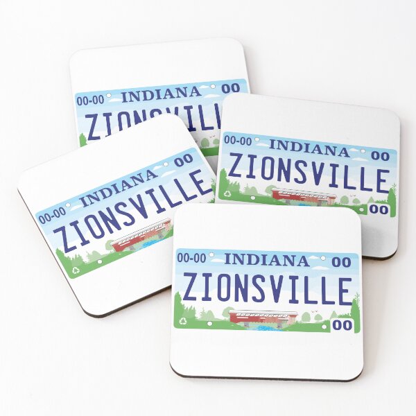 Item preview, Zionsville Indiana License Plate designed and sold by Decal Mania.