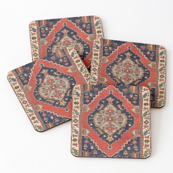 Item preview, Antique Persian Bakshaish Oriental Carpet Print designed and sold by Vicky Brago-Mitchell®.