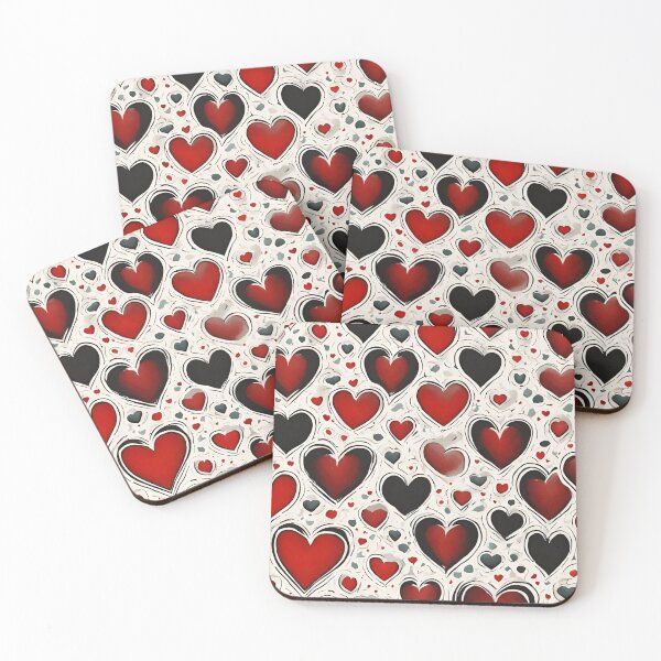 Item preview, Pack of red hearts little heart || mini heart || valentine's gift  designed and sold by Cosmicworld07.