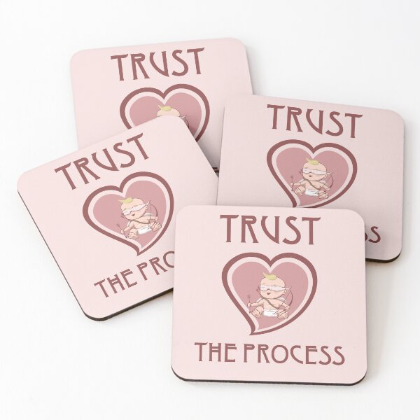 Item preview, Cupid Trust the Process designed and sold by Scrabbly Doodles.