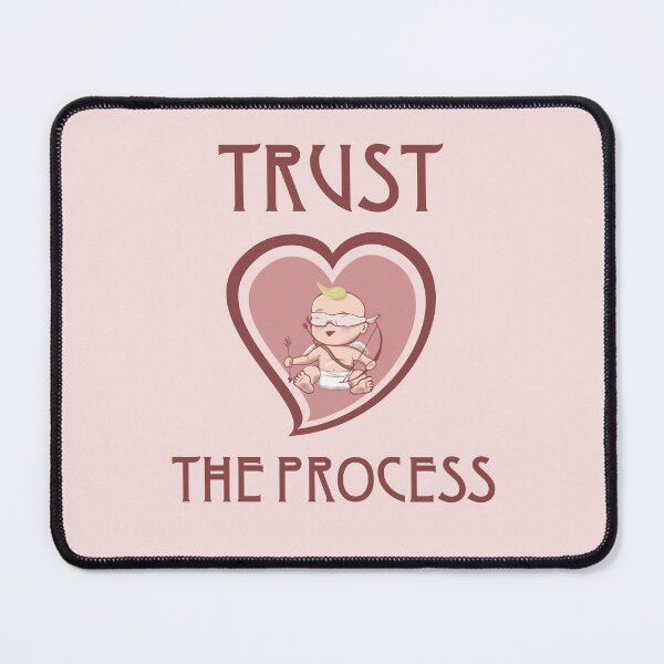 Item preview, Cupid Trust the Process designed and sold by Scrabbly Doodles.