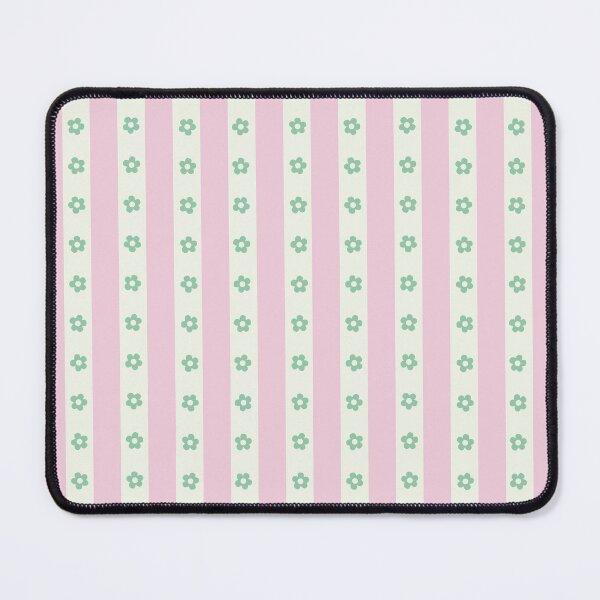 Item preview, BOHO PREPPY PINK AND GREEN STRIPES designed and sold by blomastudios.