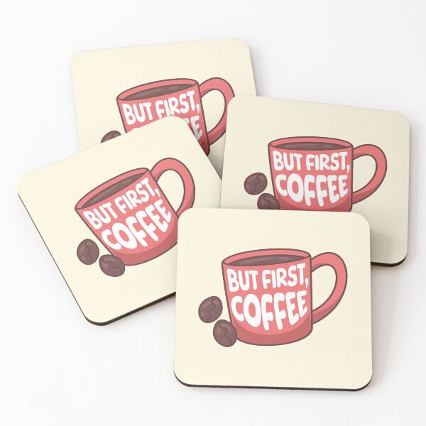 Item preview, But First Coffee! Funny Caffeine designed and sold by PMCreative.