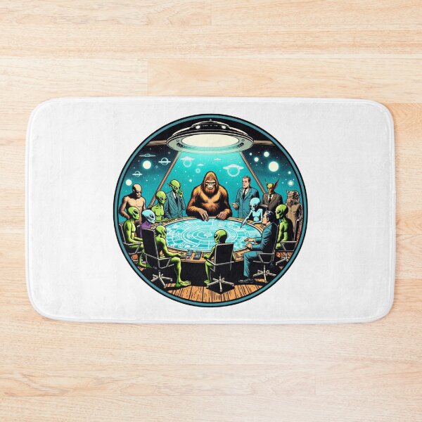 Item preview, Bigfoot And Aliens | Ufo | Believe | The Meeting designed and sold by ShopCoolStop.