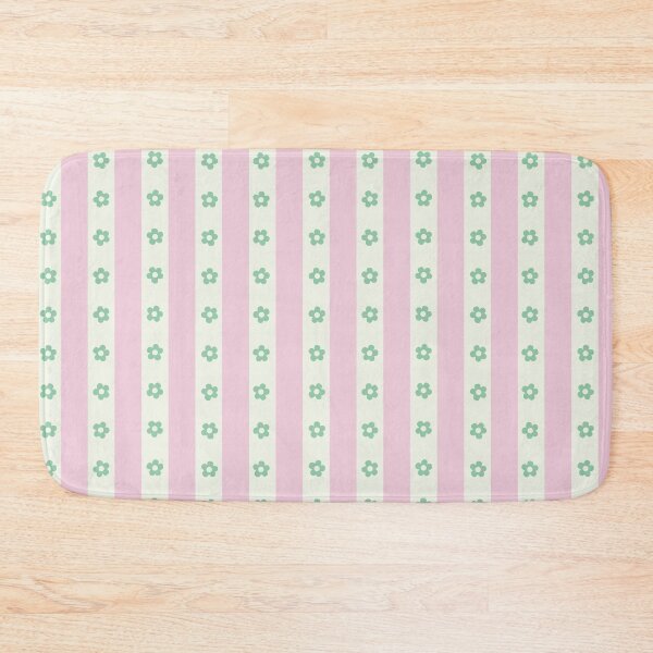 Item preview, BOHO PREPPY PINK AND GREEN STRIPES designed and sold by blomastudios.