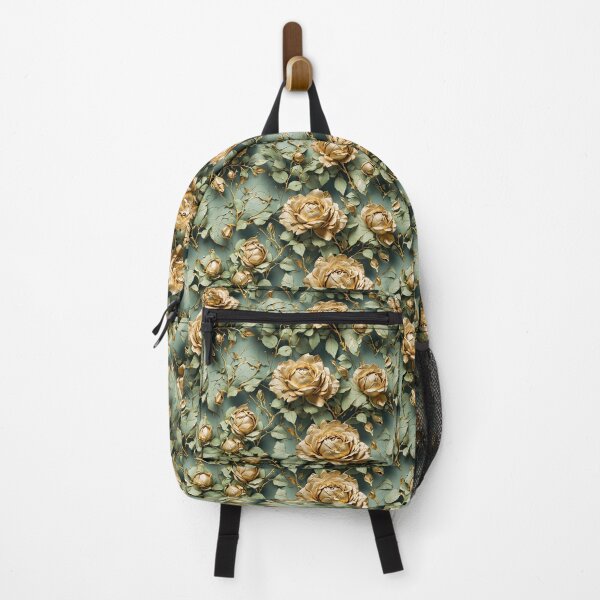 Item preview, 3D Gold Roses Floral Seamless Pattern designed and sold by PaxtonProjects.