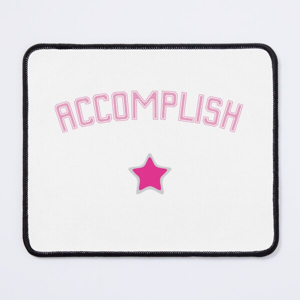 Item preview, Accomplish Word Art Pink Star designed and sold by TerScott.