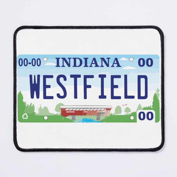 Item preview, Westfield Indiana License Plate designed and sold by Decal Mania.