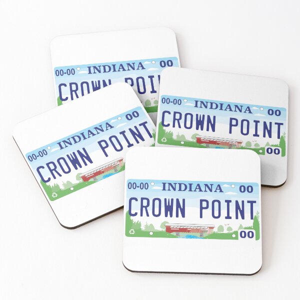 Artikelvorschau, Crown Point Indiana Nummernschild entworfen und verkauft von Decal Mania.