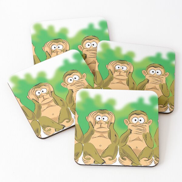 Item preview,  four monkeys designed and sold by BrotherBa.