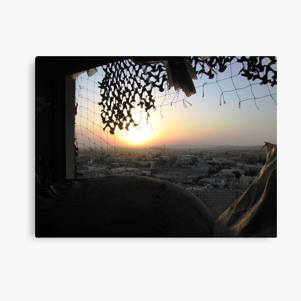 Sunset over Mosul Canvas Print