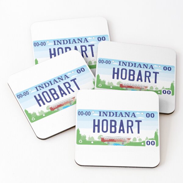 Item preview, Hobart Indiana License Plate designed and sold by Decal Mania.