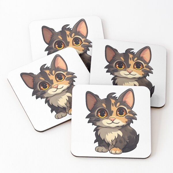 Item preview, Cute Tortoiseshell Kitten designed and sold by DoodleDreamShop.