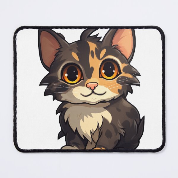 Item preview, Cute Tortoiseshell Kitten designed and sold by DoodleDreamShop.
