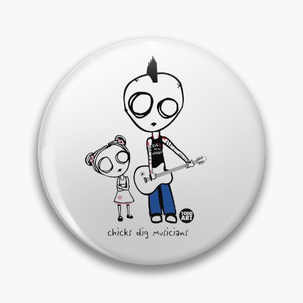 Item preview, DEV L - CHICKS DIG MUSICIANS designed and sold by TODD GOLDMAN.
