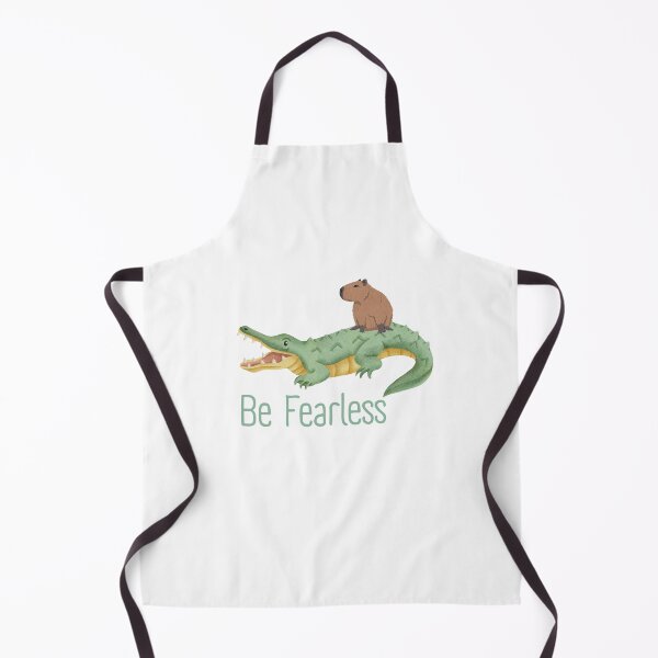 Item preview, Be Fearless Capybara Riding Alligator Crocodile designed and sold by gillys.