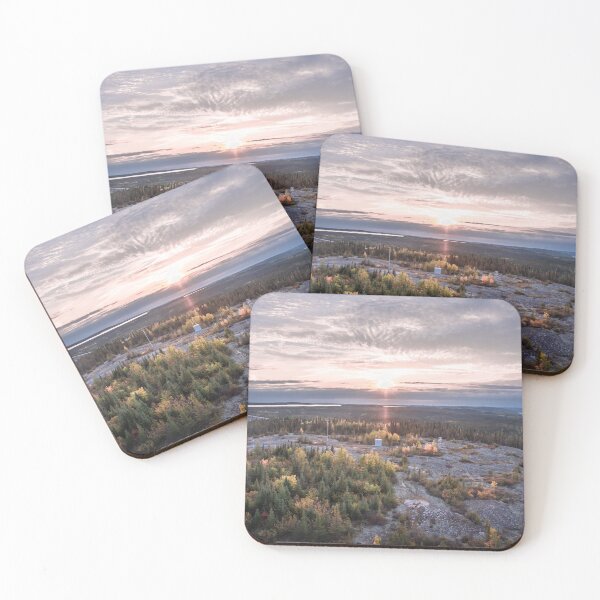 Item preview, A sunset over James Bay in Canada designed and sold by KarantineHealth.