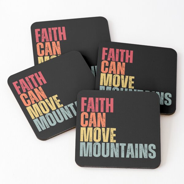 Item preview, Faith can move mountains designed and sold by Heraldry design.
