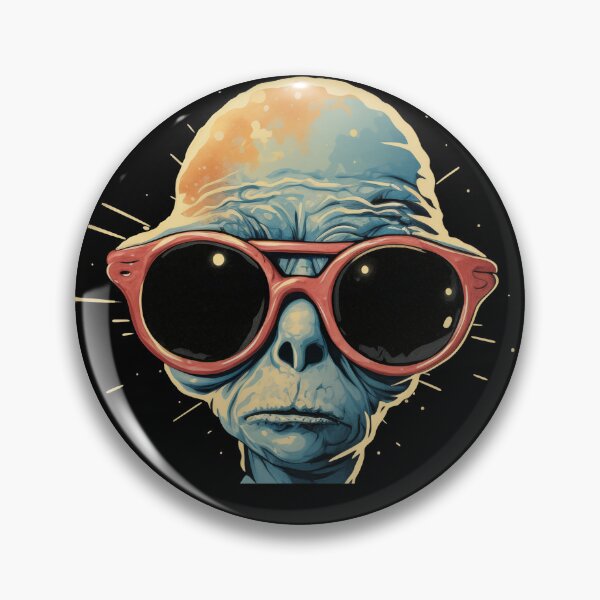 Item preview, Alien with Glasses designed and sold by Spurodesigns.