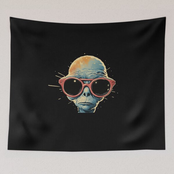 Item preview, Alien with Glasses designed and sold by Spurodesigns.
