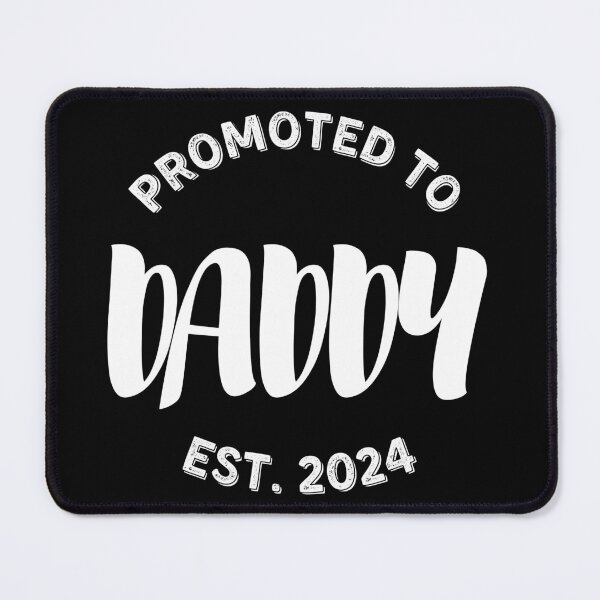 Item preview, Promoted to Daddy Est 2024 Future Dad Announcement Gift for Father designed and sold by sinceanna.