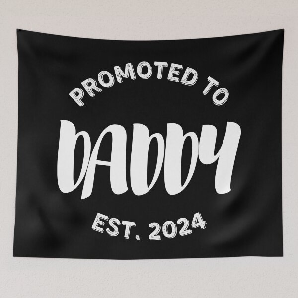 Item preview, Promoted to Daddy Est 2024 Future Dad Announcement Gift for Father designed and sold by sinceanna.