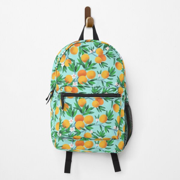 Item preview, oranges blossom leaves pattern designed and sold by permare.