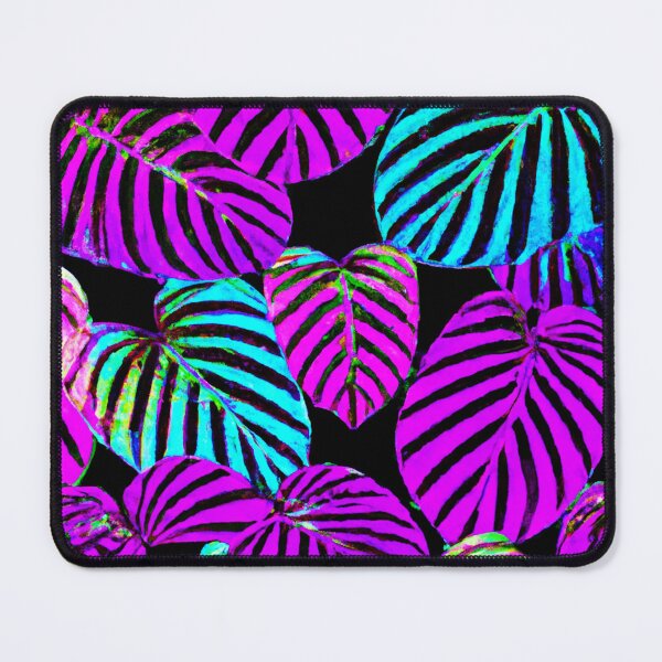 Item preview, NeonLeaf Harmony Vibrant Pattern designed and sold by Health And Fitness Posts e-Store.