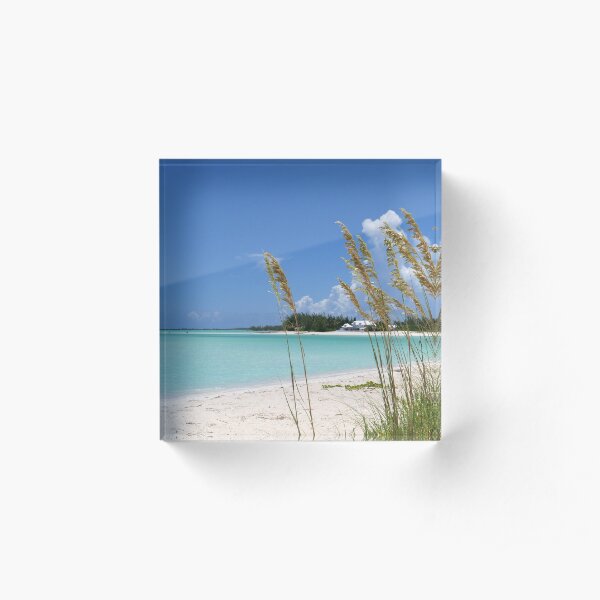 Treasure Cay Beach III Acrylic Block