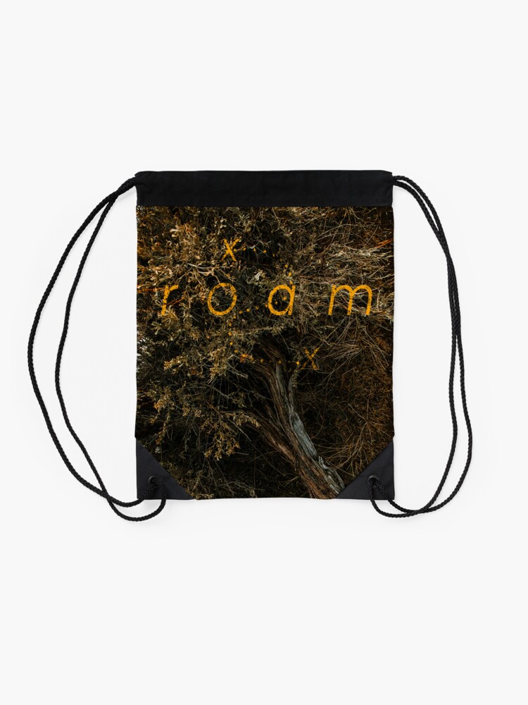 Thumbnail 2 of 3, Drawstring Bag, r o a m designed and sold by WildRootsArt.