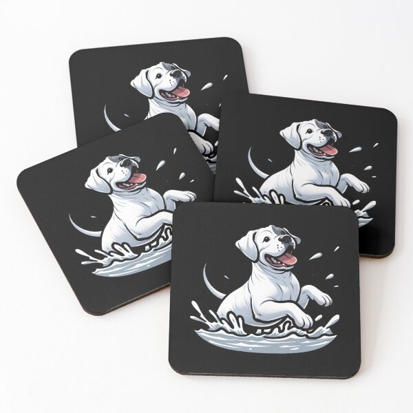 Item preview, Dogo Argentino Jumping in Water designed and sold by dogo-argentino.